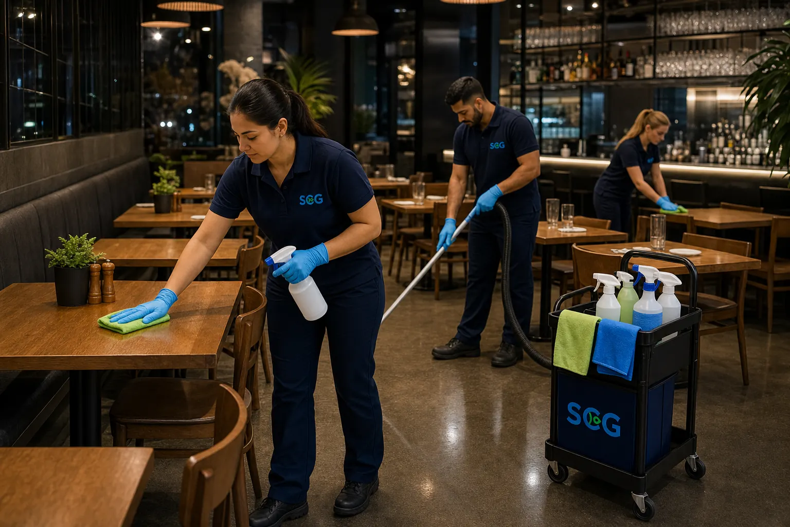 Hotel Cleaning Services Sydney team at work in Sydney — Sydney Clean Group